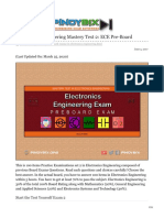 Electronics Engineering Mastery Test 2 ECE Pre-Board