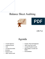 Balance Sheet Auditing