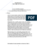 Mud Density Lab Report 1