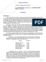 Petitioner vs. vs. Respondent: Second Division