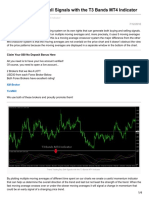 Trend Trading Buy Sell Signals With The T3 Bands MT4 Indicator