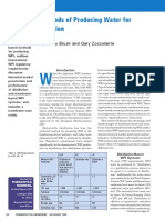 Methods of Producing Water For Injection
