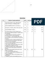 Quotation: No Product&Description QTY Unit Price Amount