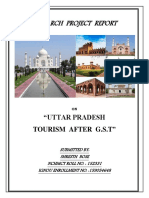 Research Project Report: "Uttar Pradesh Tourism After G.S.T"