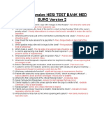 2019 Rationales HESI TEST BANK MED SURG Version 2