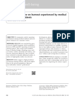 Maintaining Well-Being: A Narrative Review On Burnout Experienced by Medical Students and Residents