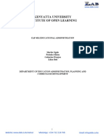 EMP 401 - Educational Administration - Elab Notes PDF