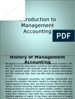 Introduction To Management Accounting