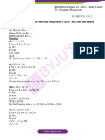 RD Sharma Class 11 Maths CH 20 Geometric Progressions PDF