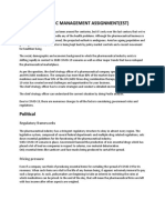 Strategic Management Assignment (Est) : Regulatory Frameworks