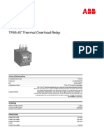 TF65-67 Thermal Overload Relay: Product-Details