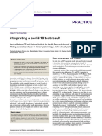 Practice: Interpreting A Covid-19 Test Result