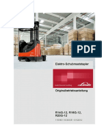 Linde R14 R16 R20G Operator Manual