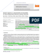 Opcode Sequences As Representation of Executables For Data-Mining-Based Unknown Malware Detection (Elsevier-2013) PDF