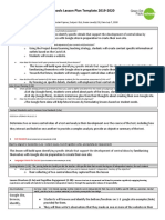 Green Dot Public Schools Lesson Plan Template 2019-2020