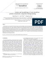 Gelation Characteristics and Morphology of Corn Starch/soy Protein Concentrate Composites During Heating