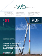 Optimisation of Costs Without Sacrificing Quality: Enercon Enercon Magazine