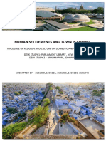 Human Settlements and Town Planning