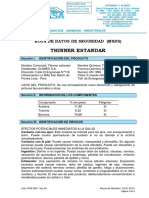 6.1. MSDS - Thinner Estandar PDF