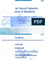 Artificial Neural Network-Adaline & Madaline