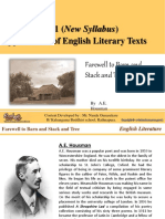 Grade 10 & 11 (New Syllabus) : Appreciation of English Literary Texts