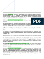 Rules On Criminal Procedure RULE 114 Bail