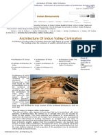 Architecture of Indus Valley Civilisatio PDF