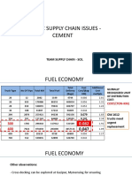 Specific Supply Chain Issues - CEMENT