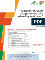 Mitigation of 3MCPD Through A Correct Palm Oil Washing in Mill Plant