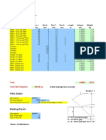 Weld Cost Calculation: Weld Detail: Weld Type