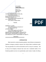 Lukes Catering Service, LLC v. Cuomo, No. 20-CV-1086 (W.D.N.Y. Sep. 10, 2020)