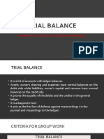 Trial Balance: Fundamentals of Accountancy, Business and Management 1