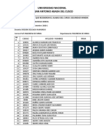 Listado de Alumnos Que Recibieron El Silabus Del Curso