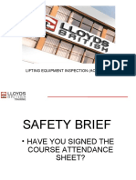 Lifting Equipment Inspection (Accessories) PowerPoint