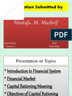 Presentation Submitted By: Mustafa - M - Mushrif