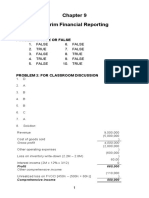 Sol. Man. - Chapter 9 - Interim Financial Reporting