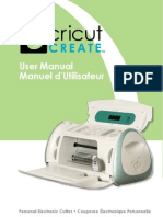 User Manual Manuel D'utilisateur: Personal Electronic Cutter - Coupeuse Électronique Personnelle
