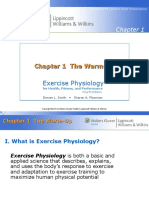 Exercise Physiology: Chapter 1 The Warm-Up