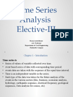 Time Series Analysis Elective-III: Suraj Lamichhane Ast. Professor Department of Civil Engineering Pulchowk Campus