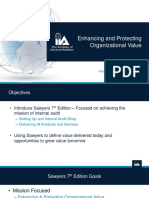 Enhancing and Protecting Organizational Value: Introducing Sawyers 7 Edition