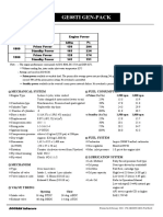 Ge08Ti Gen-Pack: Power Rating