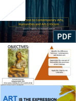 Introduction To Humanities, Contemporary Art and Art Criticism PDF