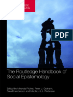 (Routledge Handbooks in Philosophy) Miranda Fricker, Peter J. Graham, David Henderson, Nikolaj J. L. L. Pedersen - The Routledge Handbook of Social Epistemology (2019, Routledge) PDF