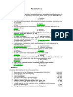 Basic Terminologies Basic Terminologies: Estate Tax Estate Tax