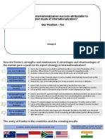 Was Konka's Internationalization Success Attributable To The Export Mode of Internationalization? Our Position - Yes