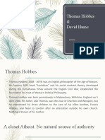 Thomas Hobbes & David Hume