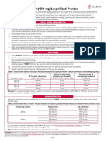 Remdesivir For Injection (100 MG) Lyophilized Powder: Pharmacy Guide