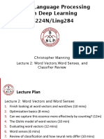 Natural Language Processing With Deep Learning CS224N/Ling284