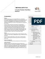 Rubber Content of Crumb Rubber Modified Bitumen: Soxhlet Method