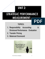 Unit 3 - Strategic Performance Measurement111